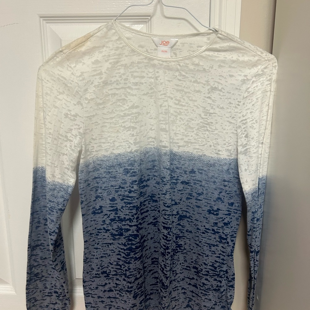 Joe Fresh Blue and White Swim Coverup